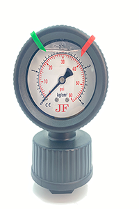 PP single sided diaphragm pressure gauge